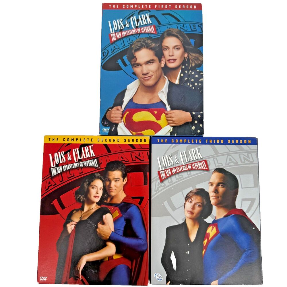 Lois & Clark The New Adventures of Superman DVD Seasons 1 2 3 Box Set Bundle